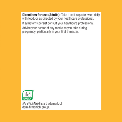 OmegaGenics Algal Oil 60 Soft Capsules