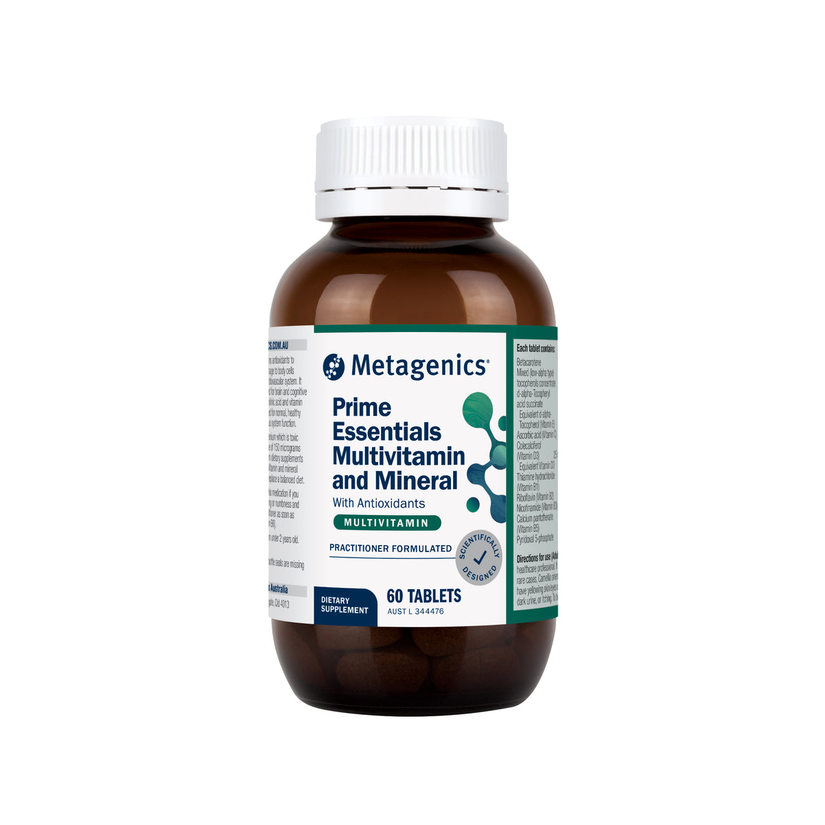 Metagenics Prime Essentials Multivitamin & Mineral 60 Tablets for ...