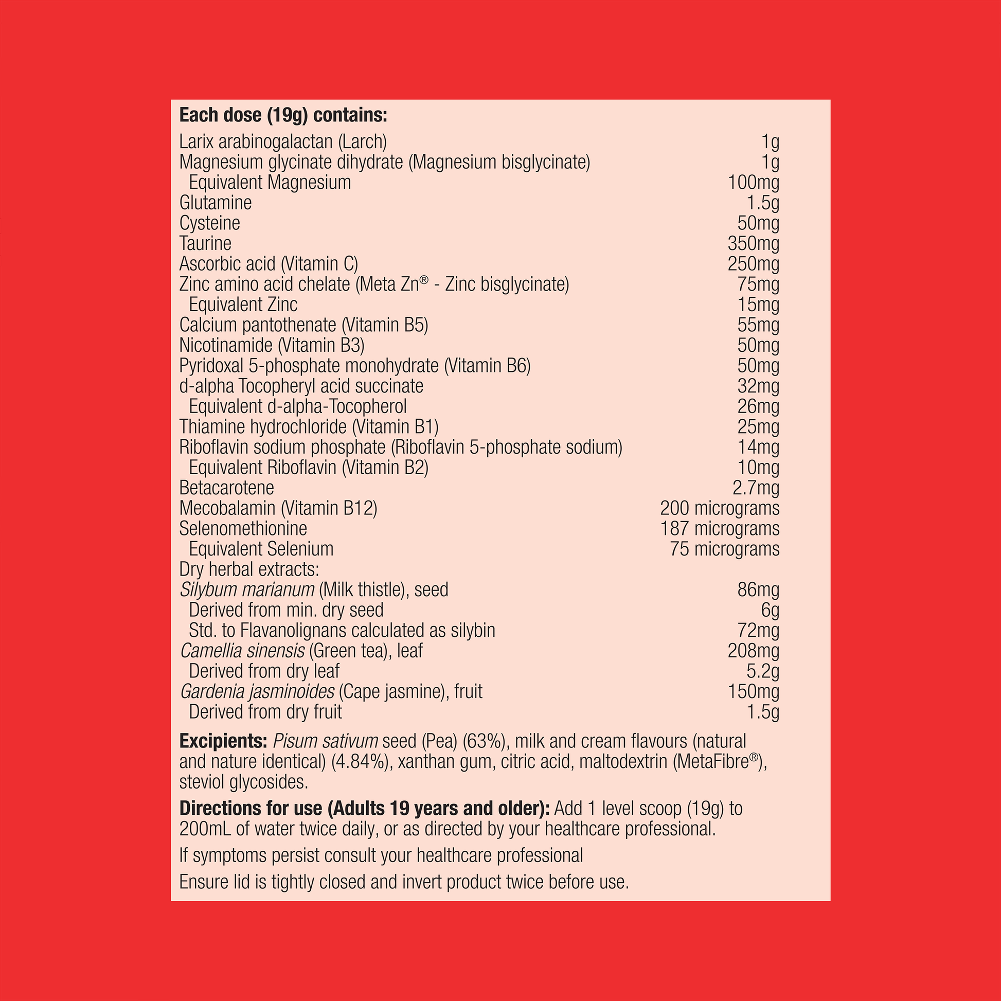 Metagenics Thermophase Detox Essentials Vanilla 532g Powder