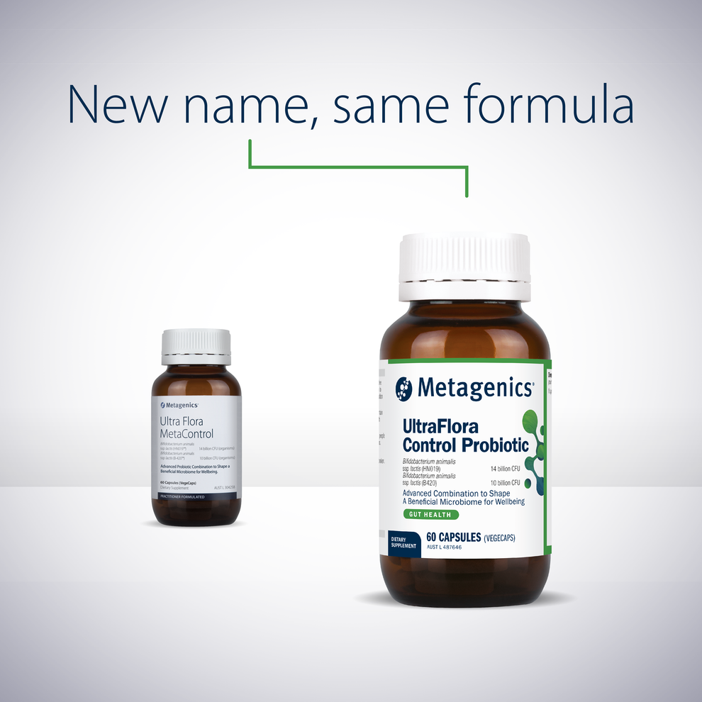 Metagenics UltraFlora Control Probiotic 60 Capsules