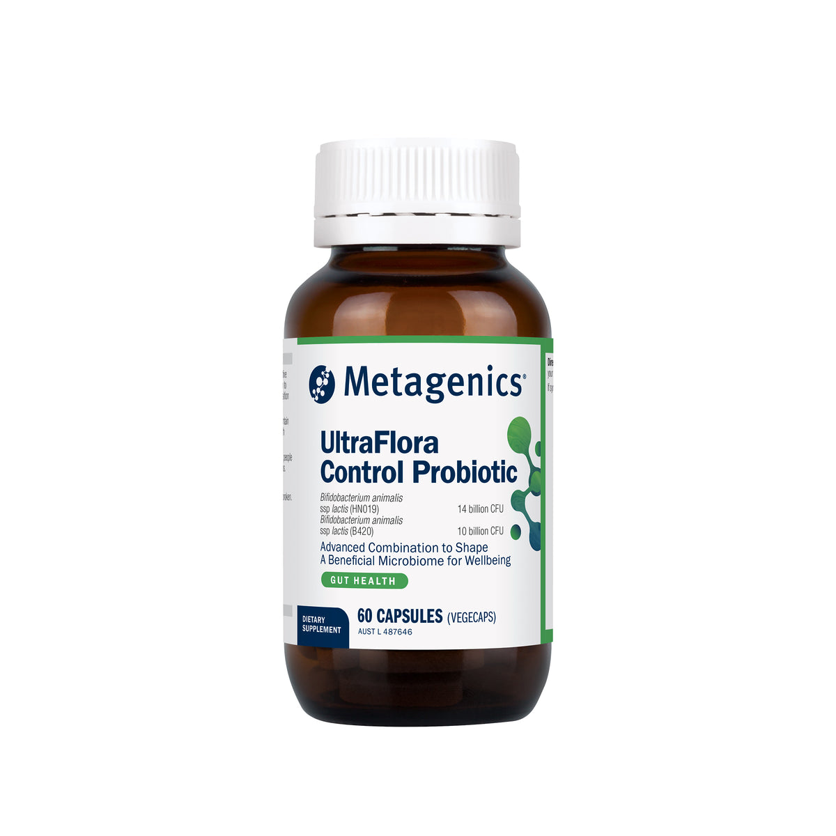 Metagenics UltraFlora Control Probiotic 60 Capsules