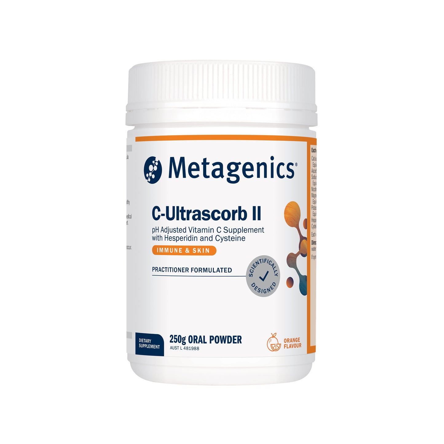 C-Ultrascorb II Orange 250g Powder