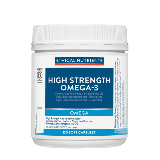 High Strength Omega-3 120 Capsules