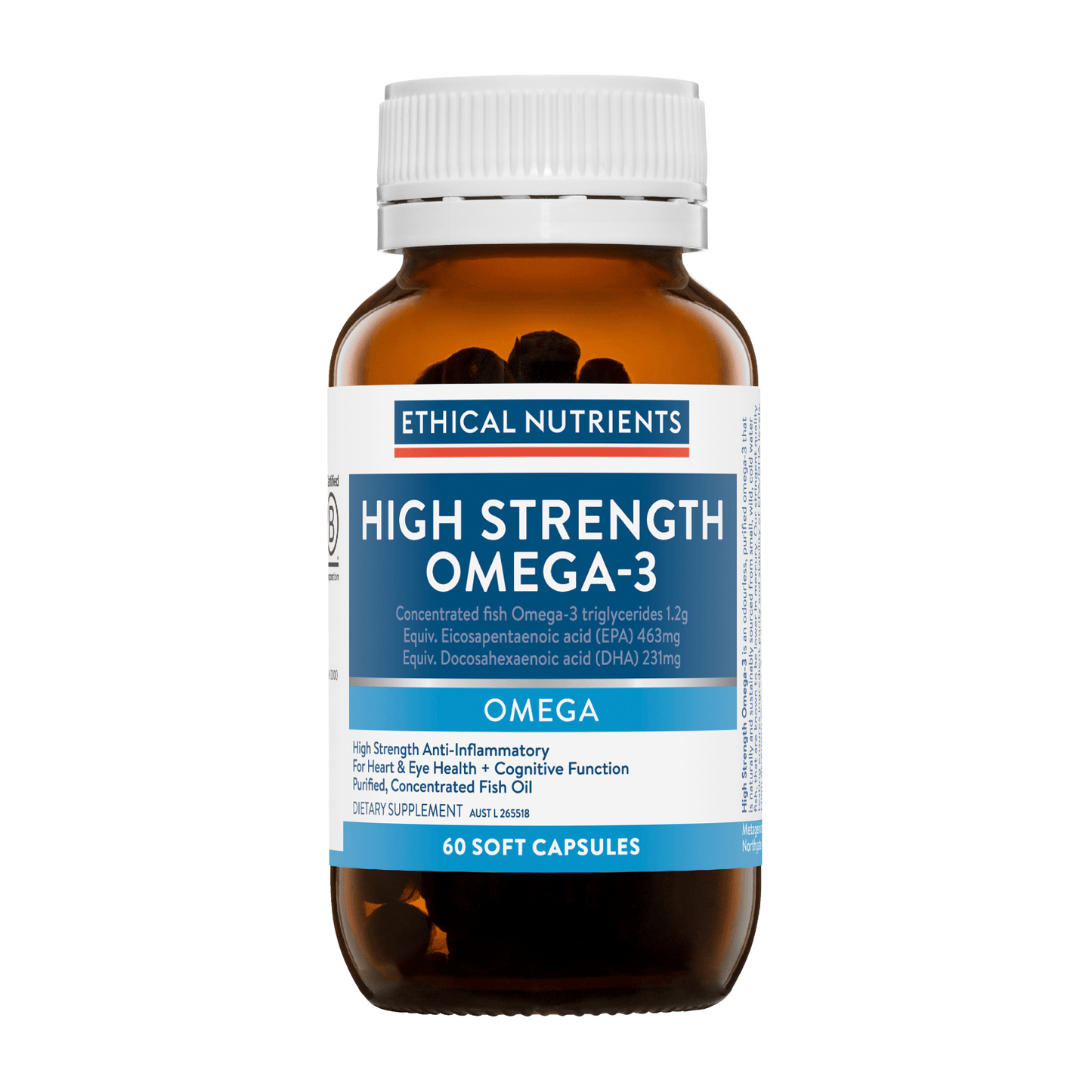 High Strength Omega-3 60 Capsules