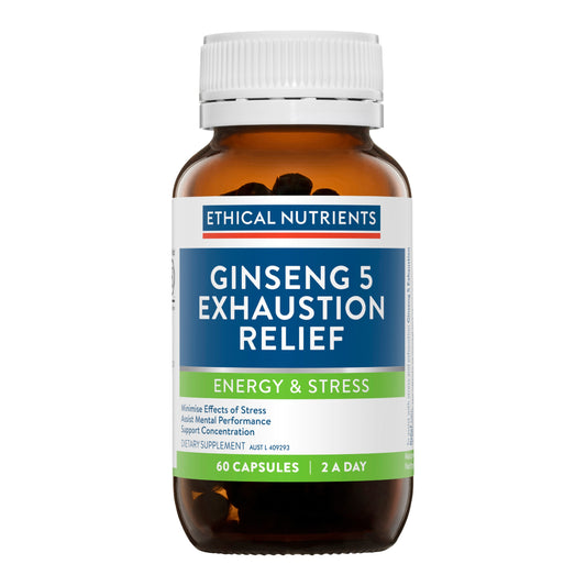 Ginseng 5 Exhaustion Relief 60 Capsules