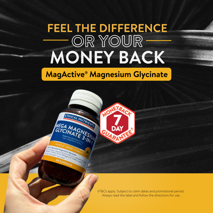 Mega Magnesium Glycinate 3-in-1 50 Capsules