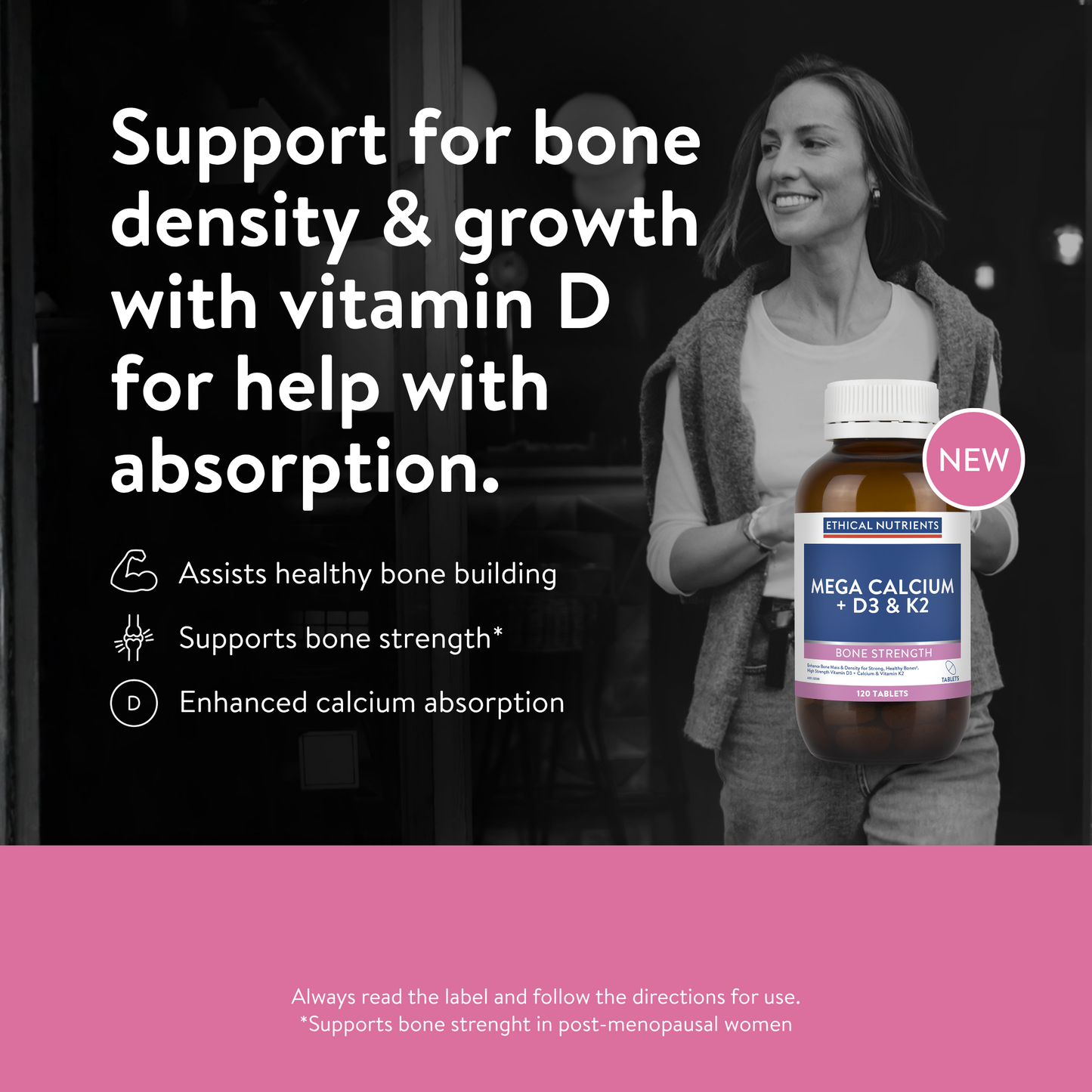Mega Calcium + D3 & K2
