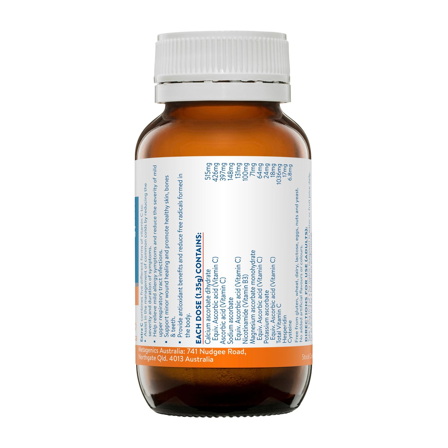 EthicalNutrientsExtraC1000mgPowderOrange100g