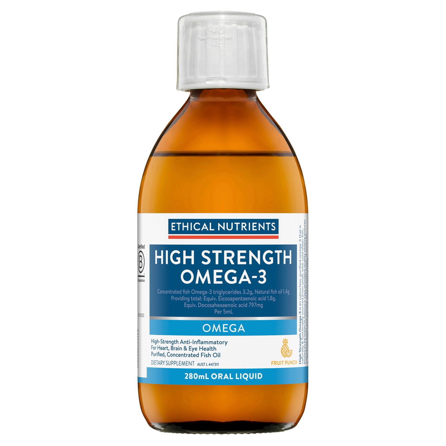 High Strength Omega-3 Fruit Punch 170ml Liquid
