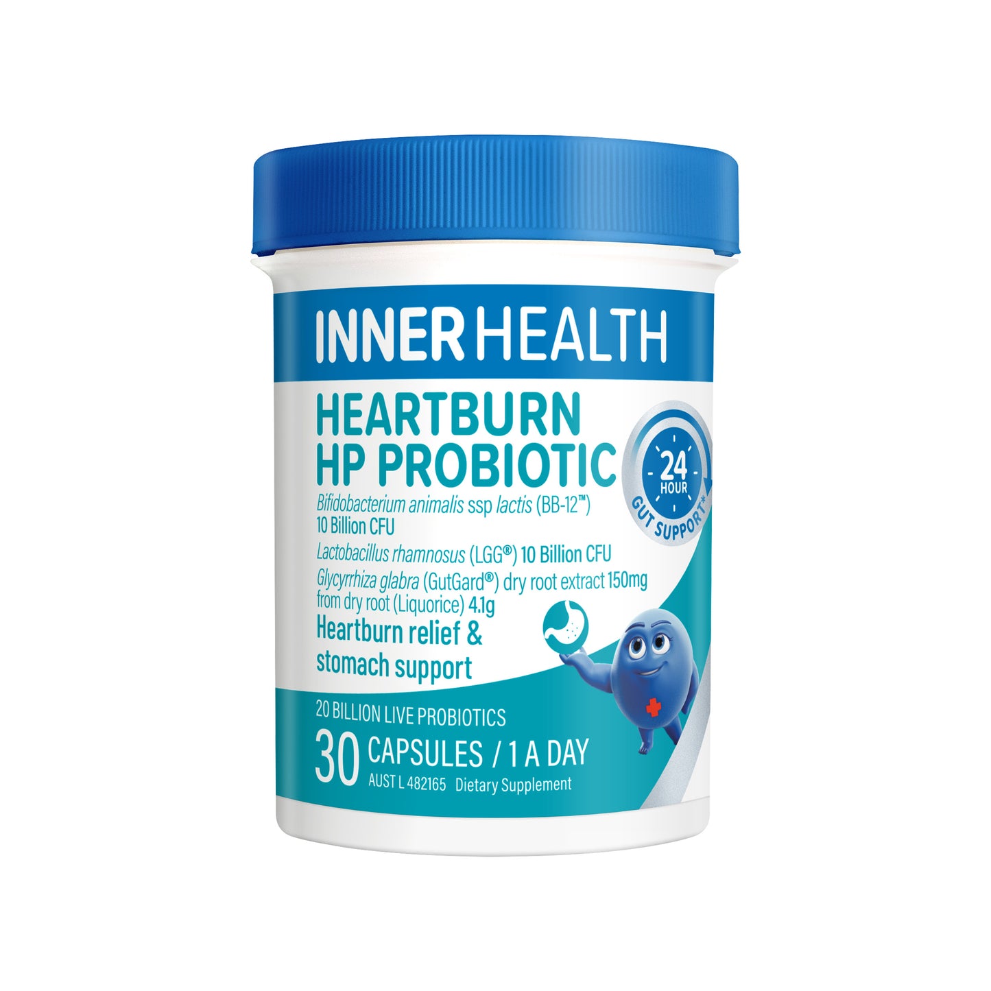 Inner Health Heartburn HP Probiotic 30 Capsules