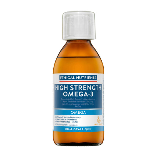 High Strength Omega-3 Fruit Punch 170ml Liquid