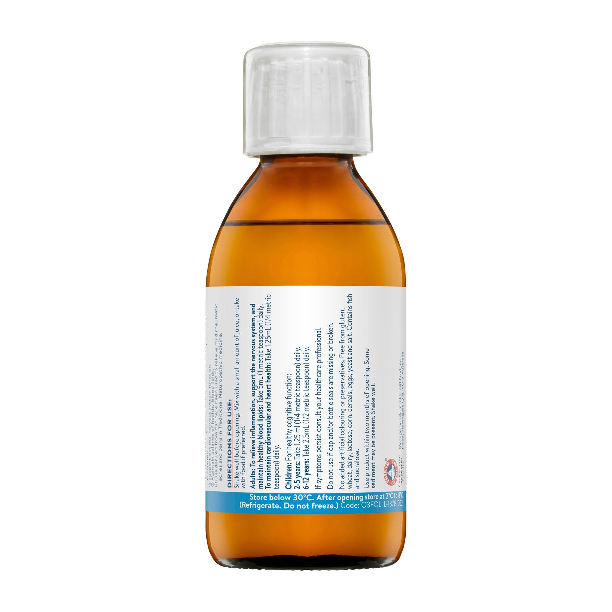 Ethical Nutrients High Strength Omega-3 Fruit Punch Liquid 170mL #size_170mL