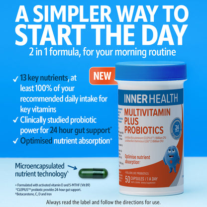 Multivitamin Plus Probiotics 50 Capsules