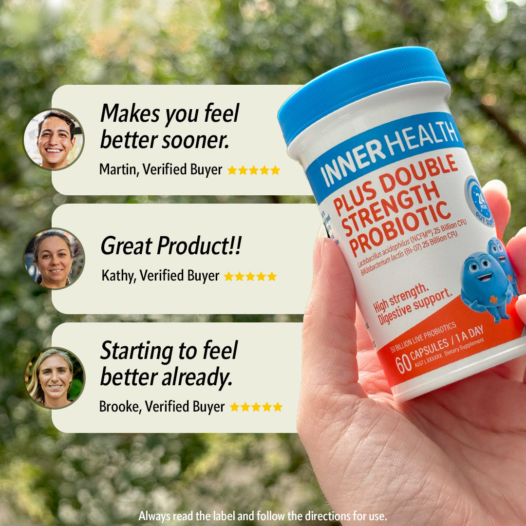 Inner Health Plus Double Strength Probiotic 60 Capsules – Metagenics