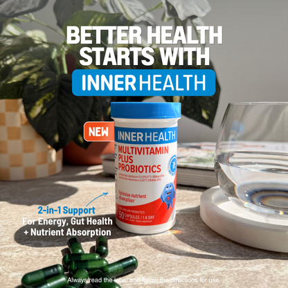 Multivitamin Plus Probiotics 50 Capsules