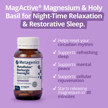 MetaRelax Recharge Overnight 60 Tablets