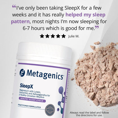 SleepX Magnesium Powder 114g 2-Pack