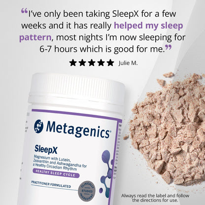 SleepX Magnesium Powder 114g