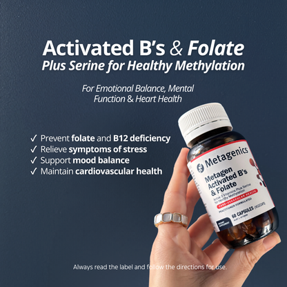 Metagen Activated B's & Folate 60 Capsules