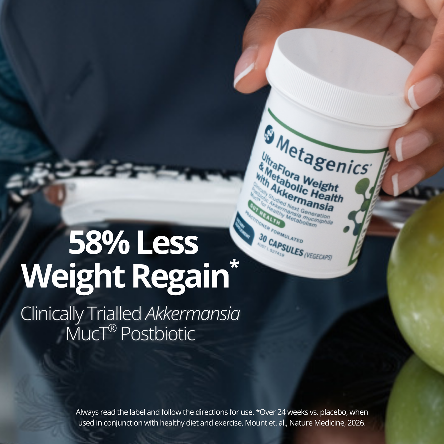 UltraFlora Weight & Metabolic Health with Akkermansia 30 Capsules