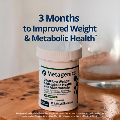 UltraFlora Weight & Metabolic Health with Akkermansia 30 Capsules