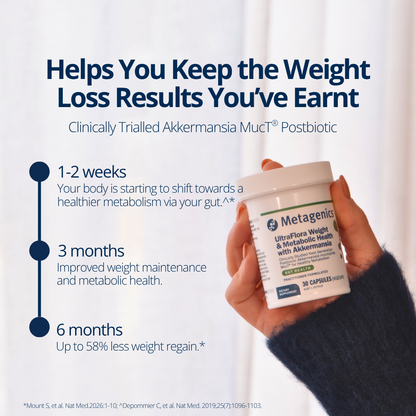 UltraFlora Weight & Metabolic Health with Akkermansia 30 Capsules