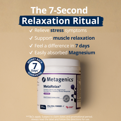 MetaRelax Raspberry Magnesium Powder 482g