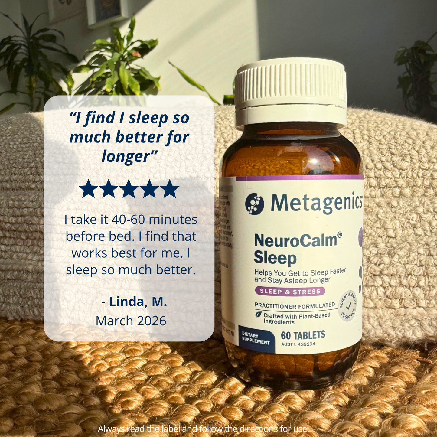 NeuroCalm Sleep 60 Tablets