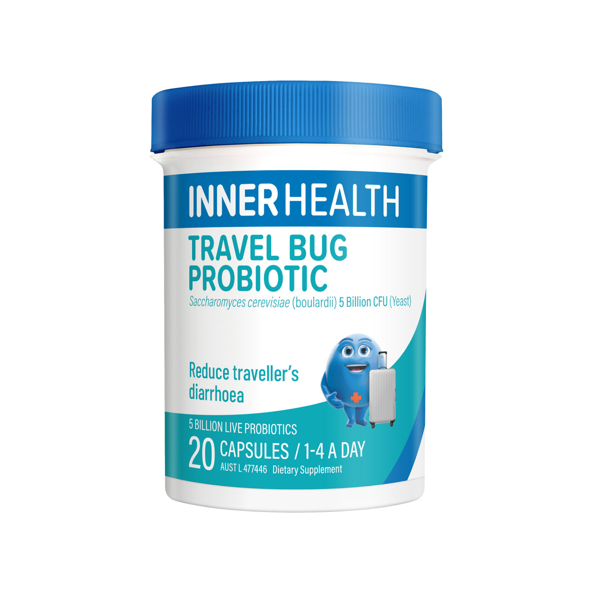 Inner Health Travel Bug Probiotic 20 Capsules – Metagenics