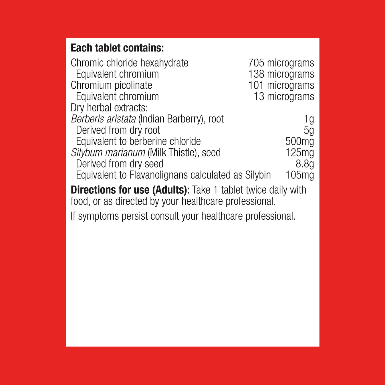 Metagenics Resist-X Advanced 60 Tablets for Supporting Blood Sugar ...