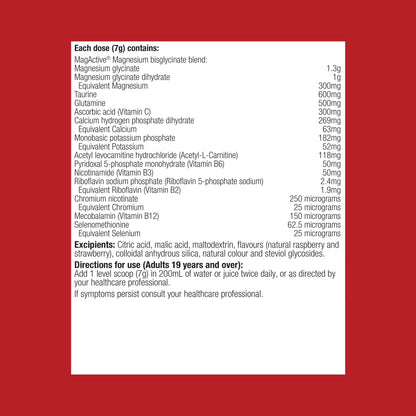 MagActive Muscle Raspberry Magnesium Powder 210g