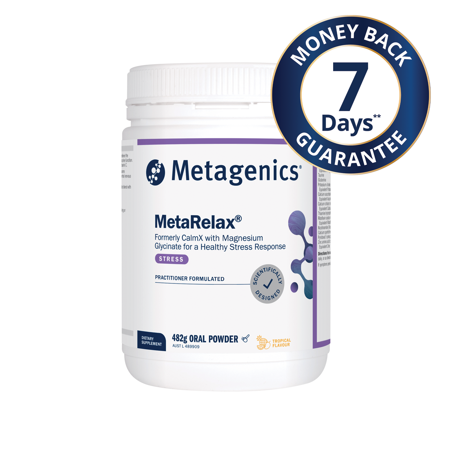 MetaRelax Tropical Magnesium Powder 482g
